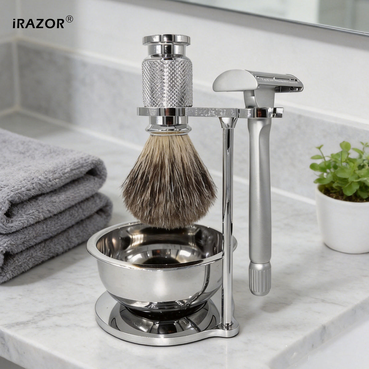 Men'S Grooming Underarm - Kit Rasoio di Sicurezza a Doppio