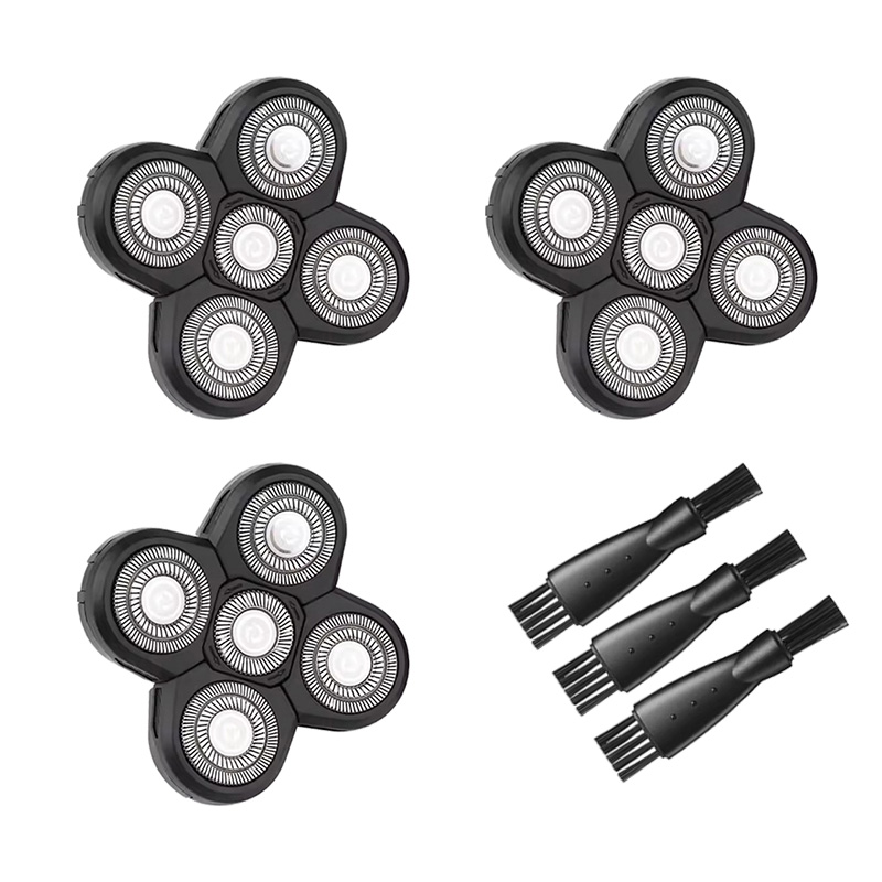 Men'S Grooming Trimmer - Testina Rotante a 5 Lame per