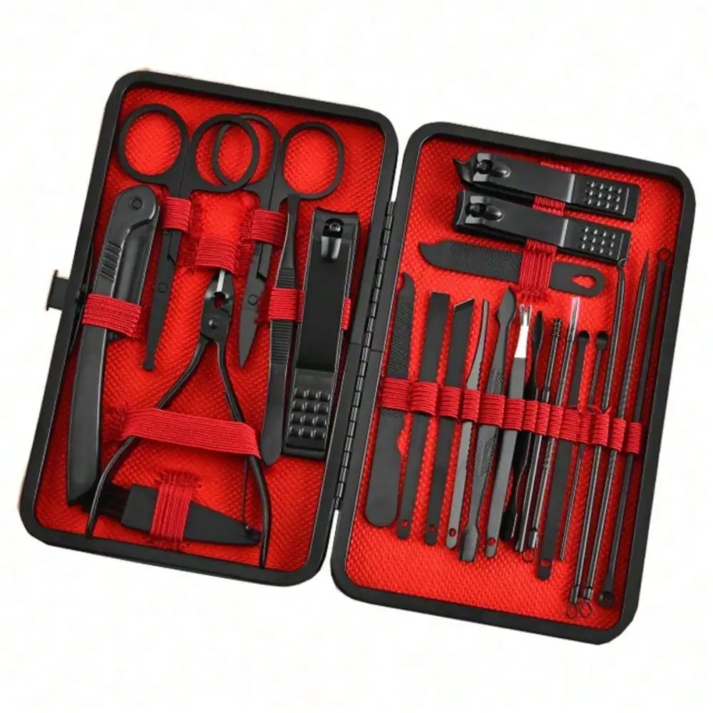 Mens Grooming Box - Set professionale per manicure e pedicure