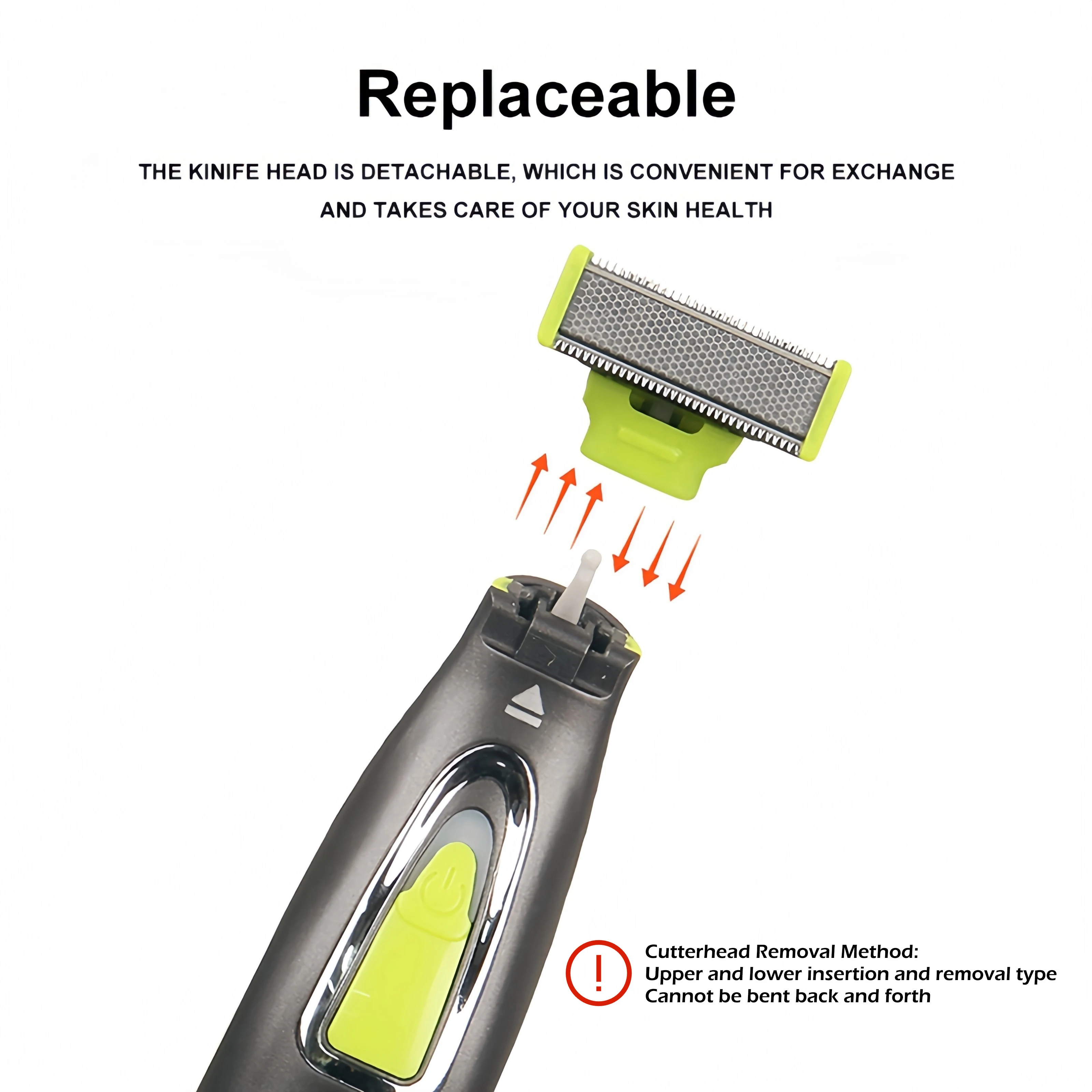 Rasoio elettrico portatile con - Men Grooming Armpit Hair recensione e prezzo