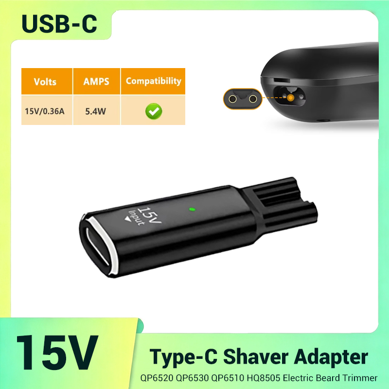 Adattatore di Ricarica Mini US - Men'S Grooming Trimmer recensione e prezzo
